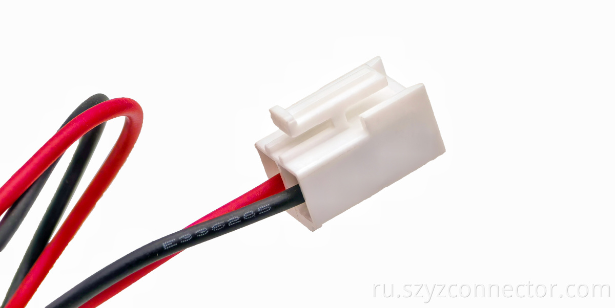 Single-Ended Crimped VH3.96 Terminal Wire Center Red/Black L120mm 2P